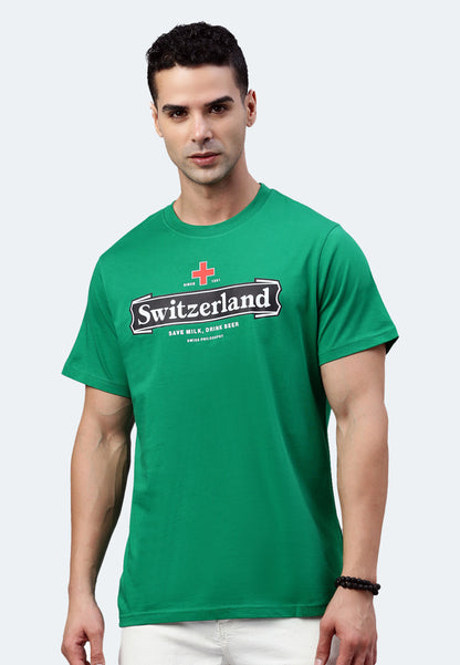 Switcher shirt switzerland beer color/31 green