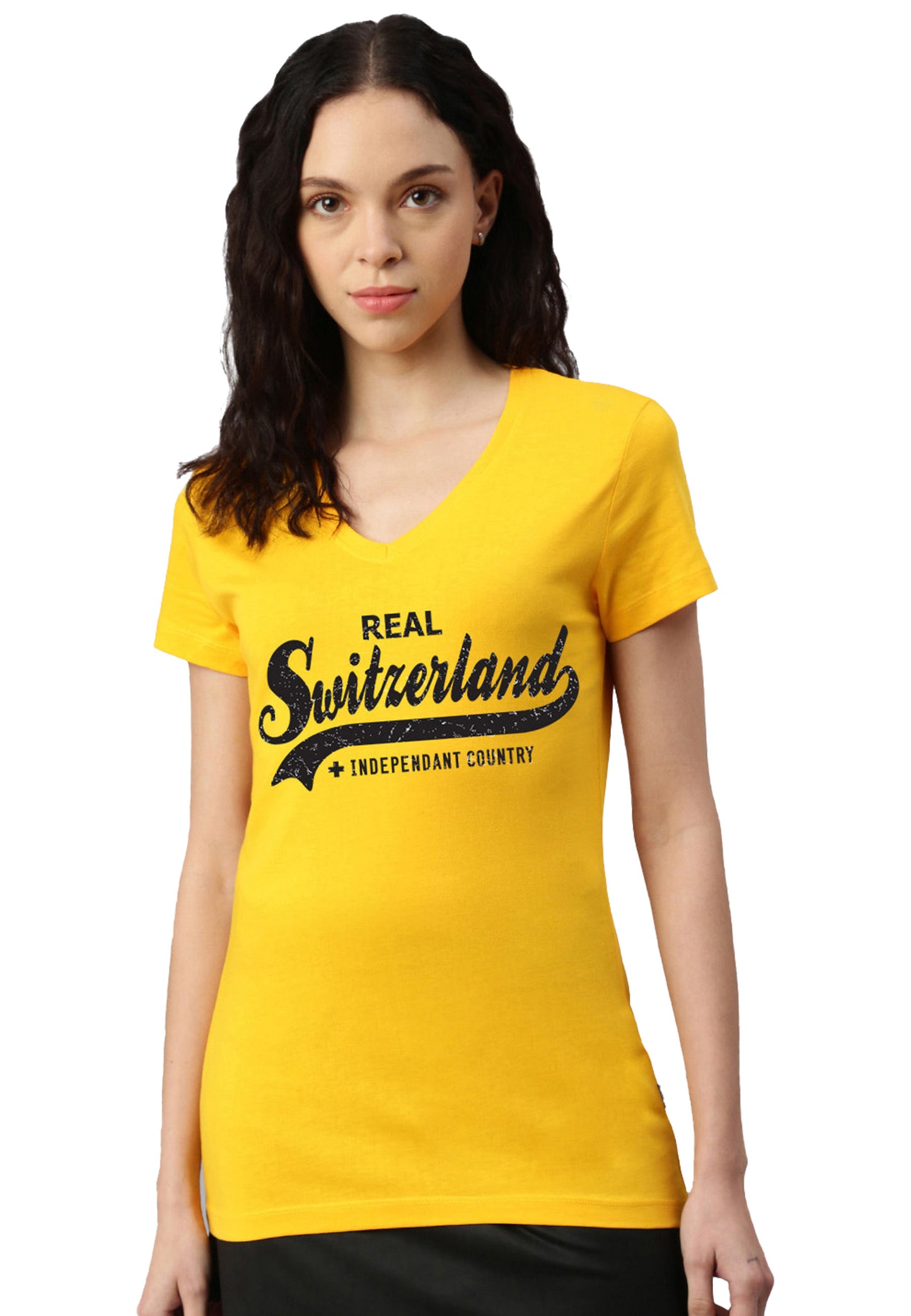 Switcher shirt lady Real Switzerland color/53 jaune