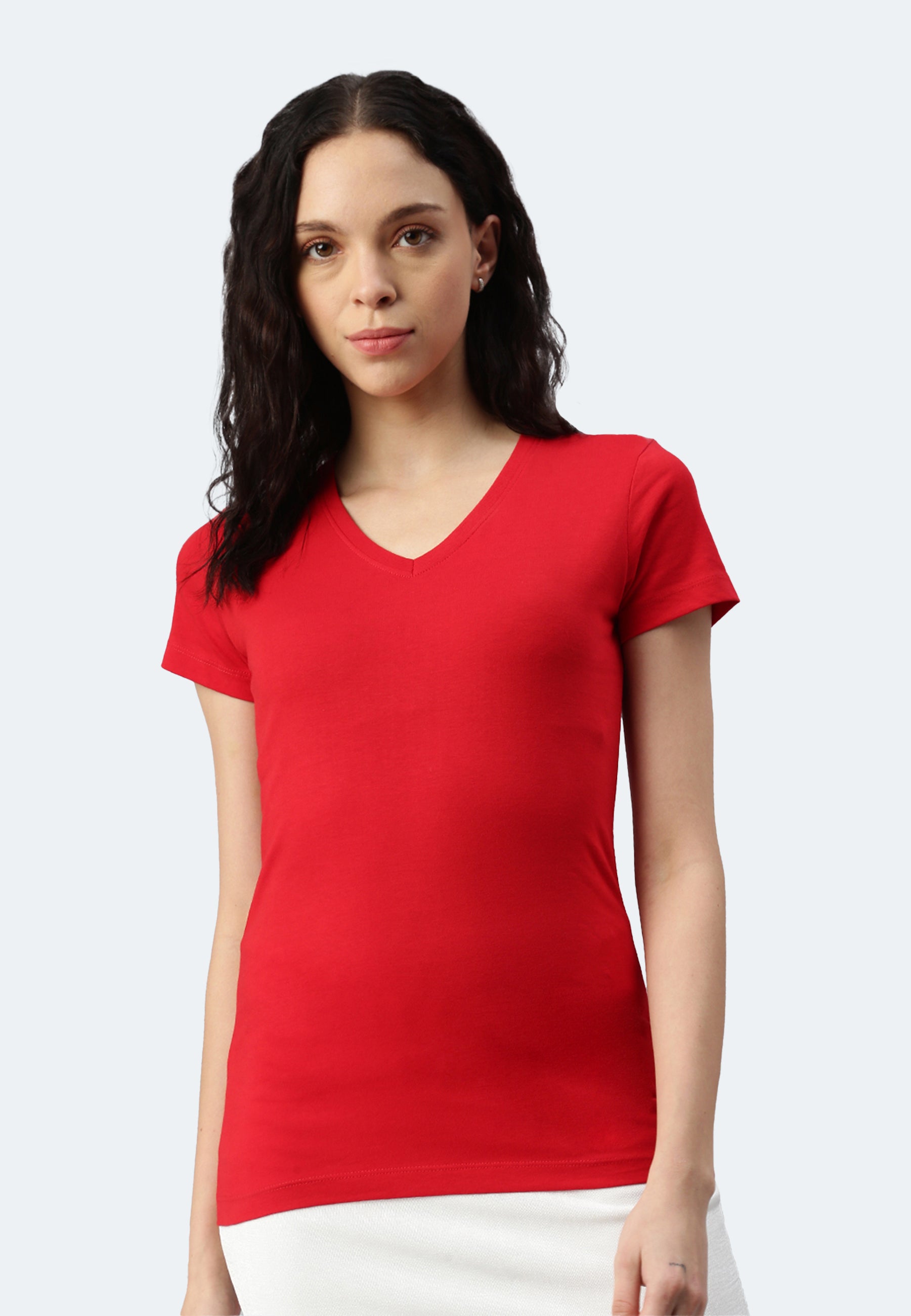T-shirt Switcher Lady couleur baleine/rouge