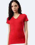 T-shirt Switcher Lady couleur baleine/rouge