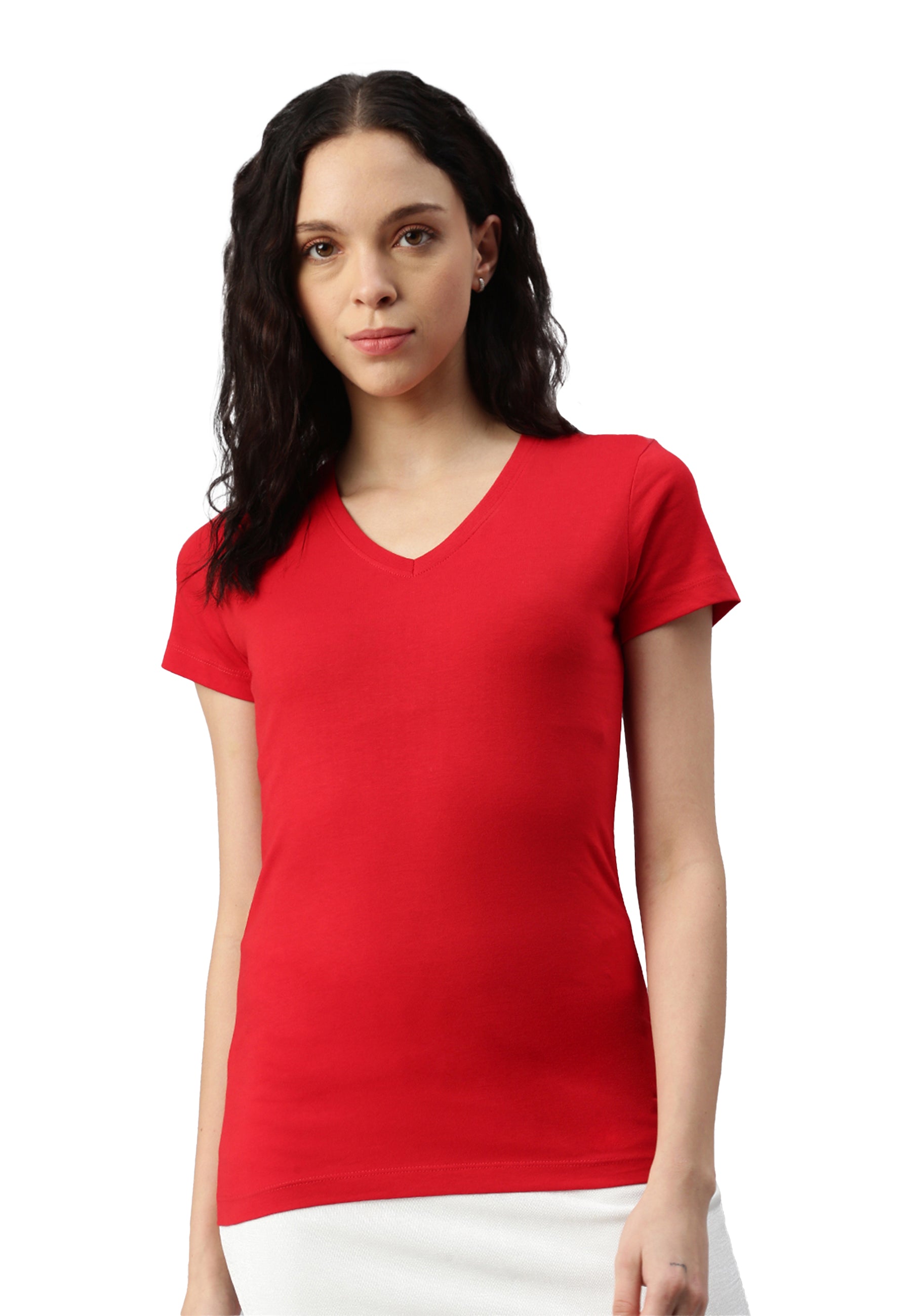T-shirt Switcher Lady couleur baleine/rouge