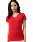 T-shirt Switcher Lady couleur baleine/rouge