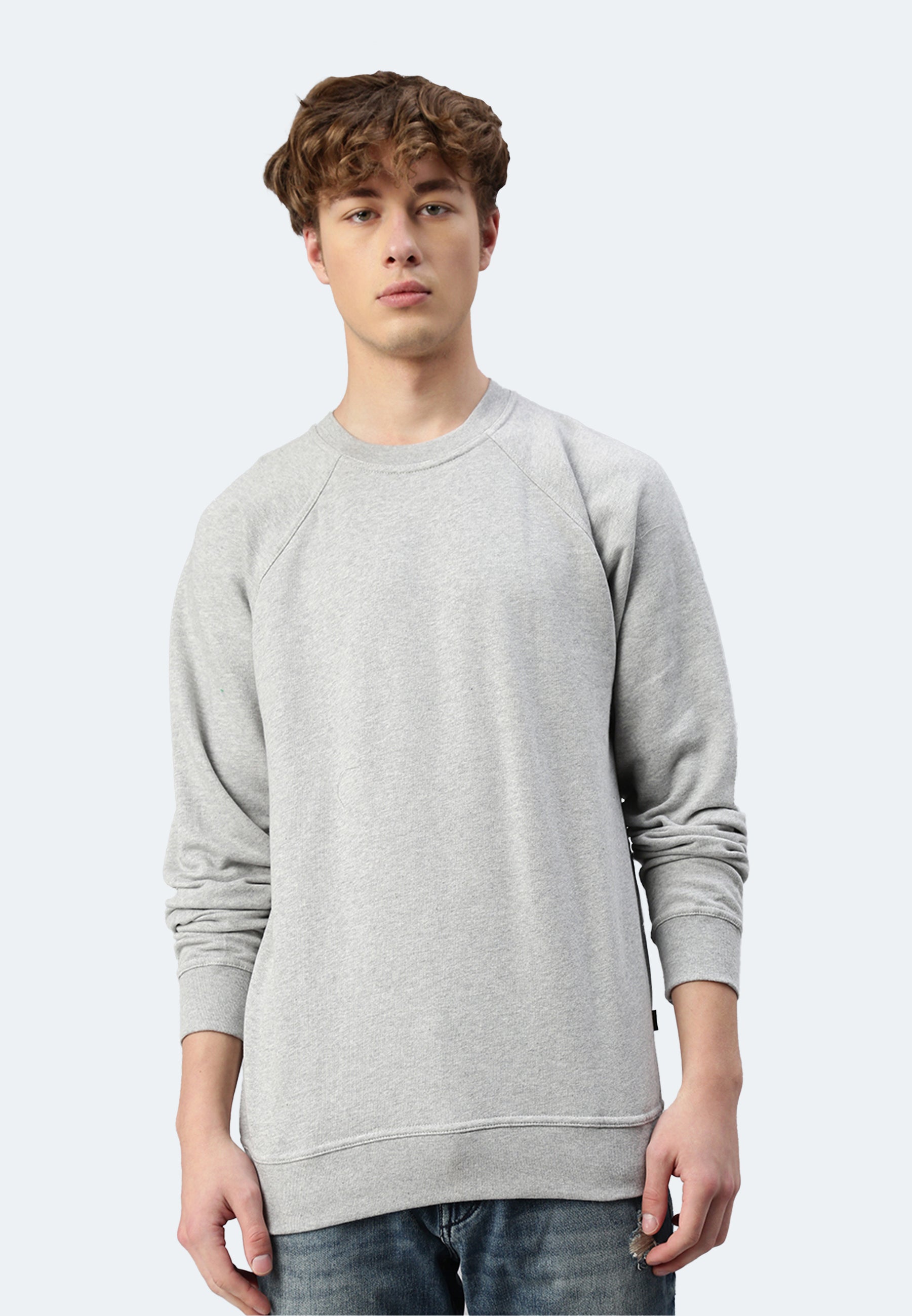 Sweat-shirt Switcher couleur london/gris chine