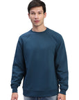 Sweat-shirt Switcher couleur london/pétrole