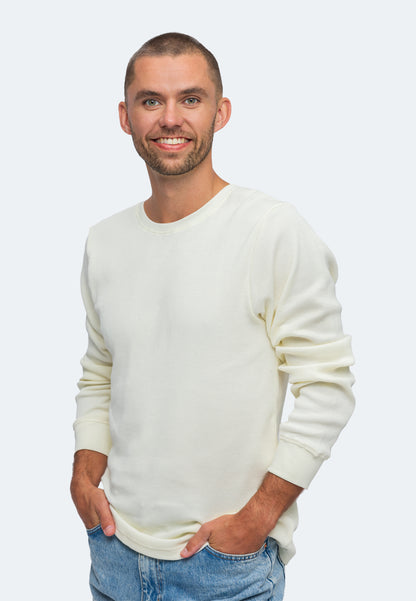 Switcher sweatshirt homme manuel color/601 blanc casse