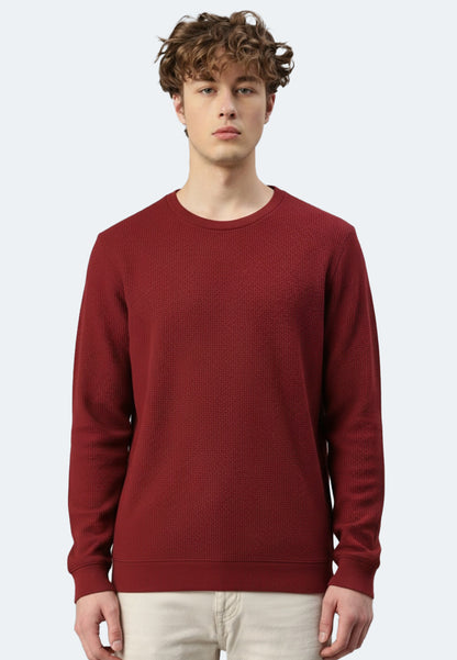 Switcher sweatshirt homme manuel color/158 bourgogne
