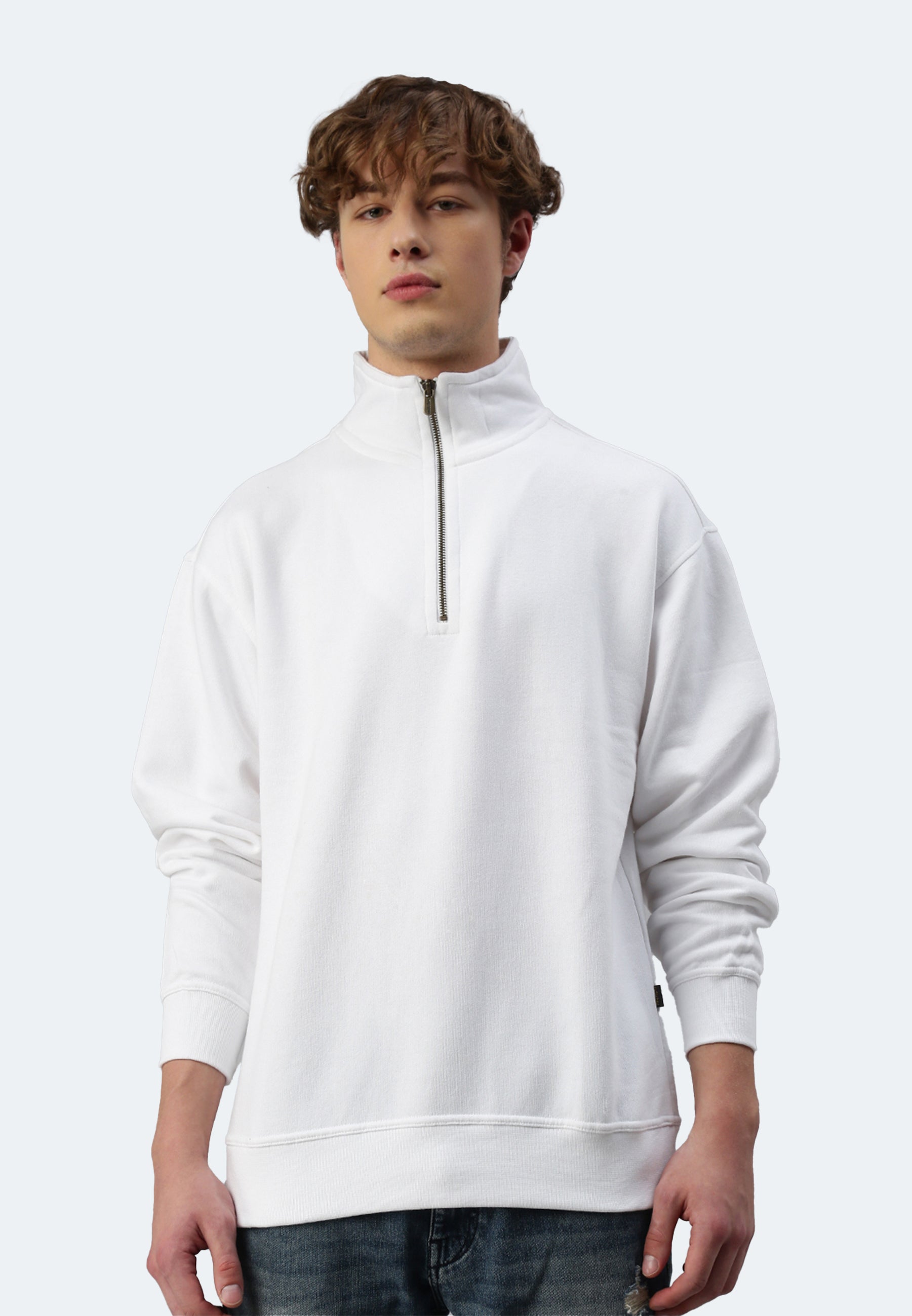 Sweat-shirt Switcher homme oslo color/blanc 