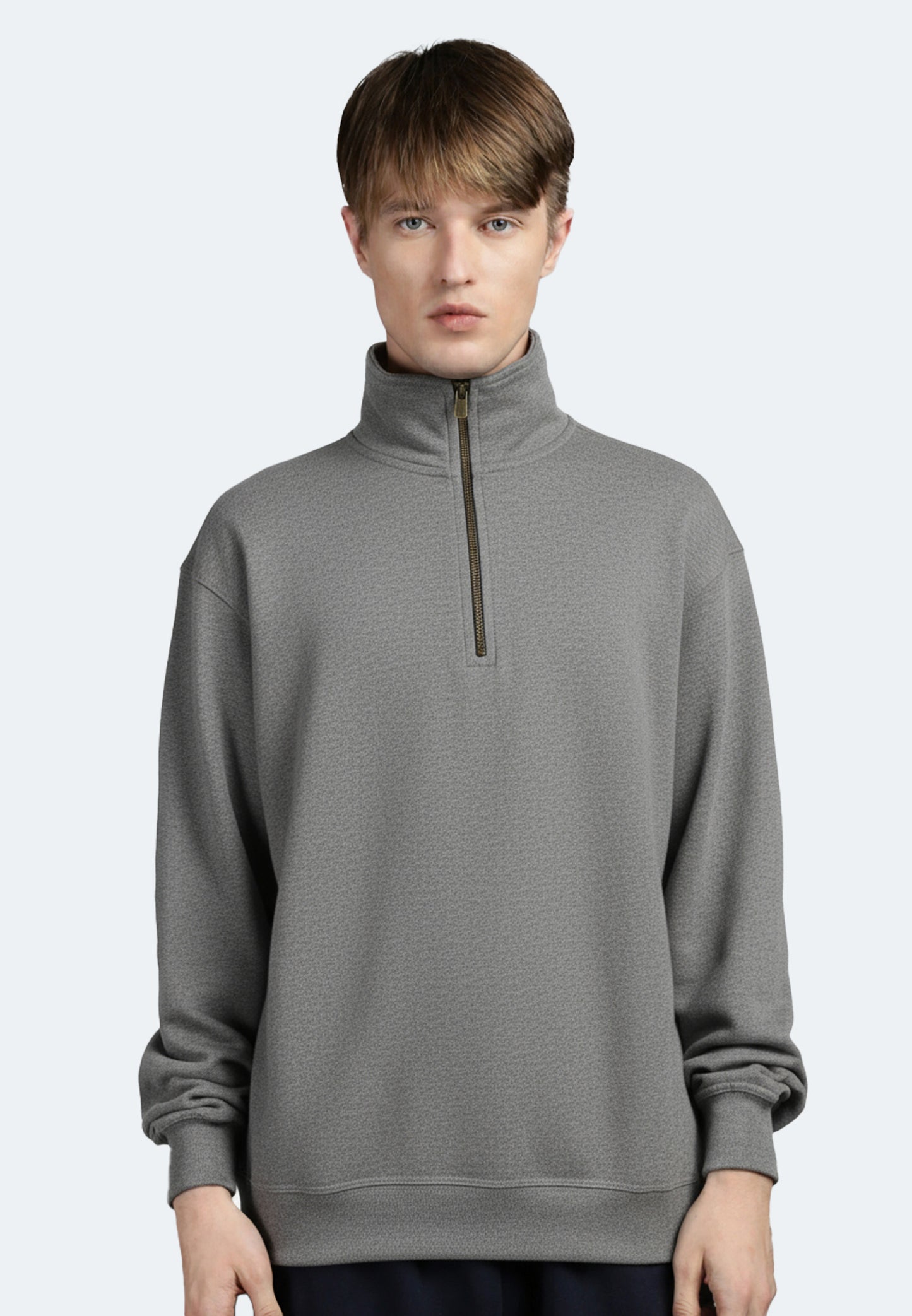 Sweat-shirt Switcher homme Oslo color/672 ebony chine