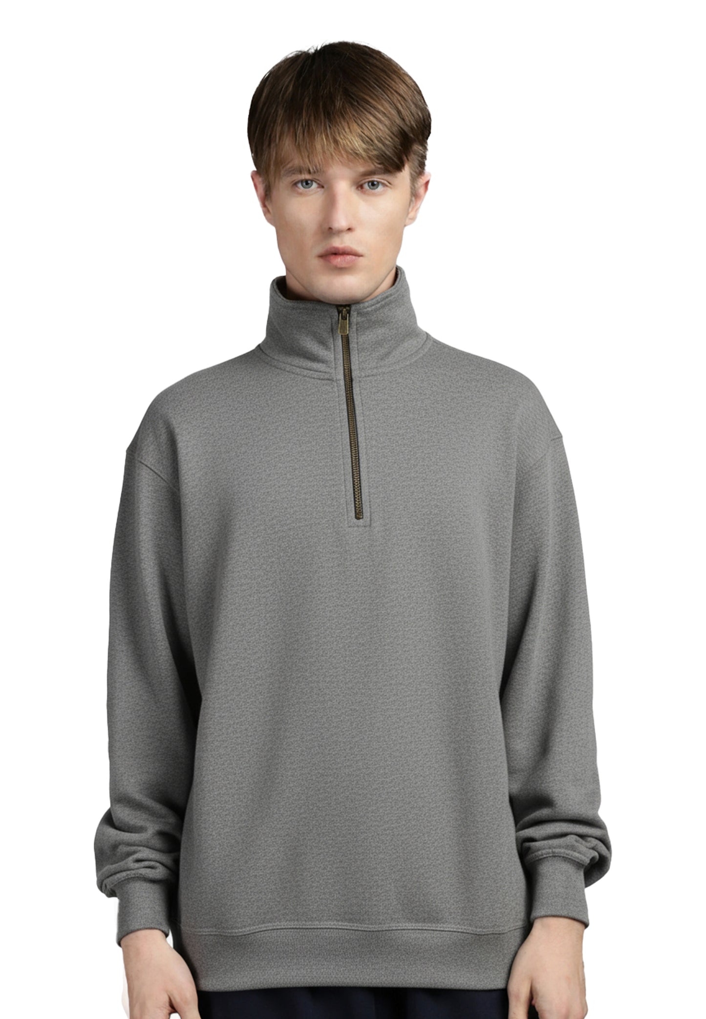 Sweat-shirt Switcher homme Oslo color/672 ebony chine