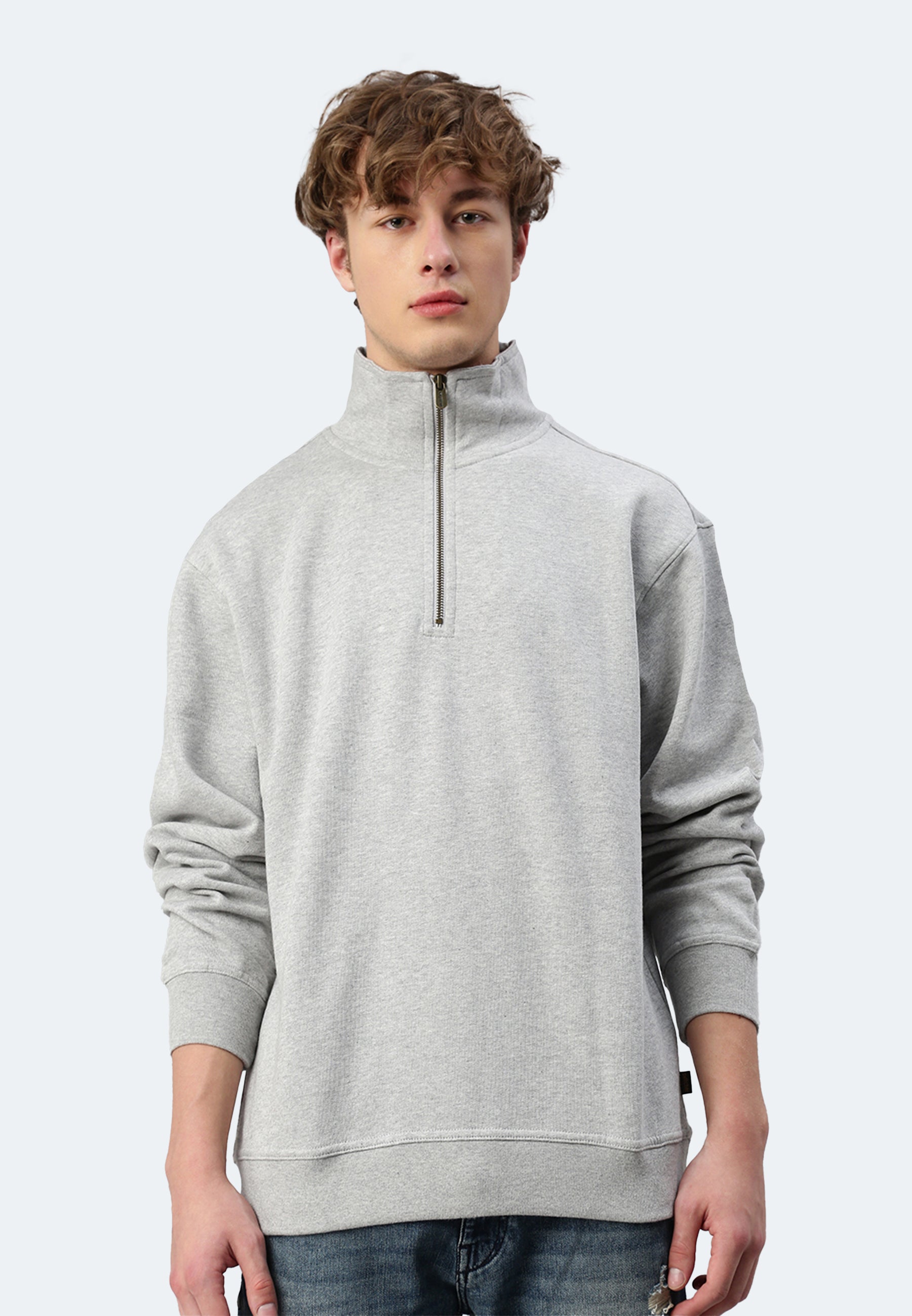 Sweat-shirt Switcher homme couleur oslo/gris foncé