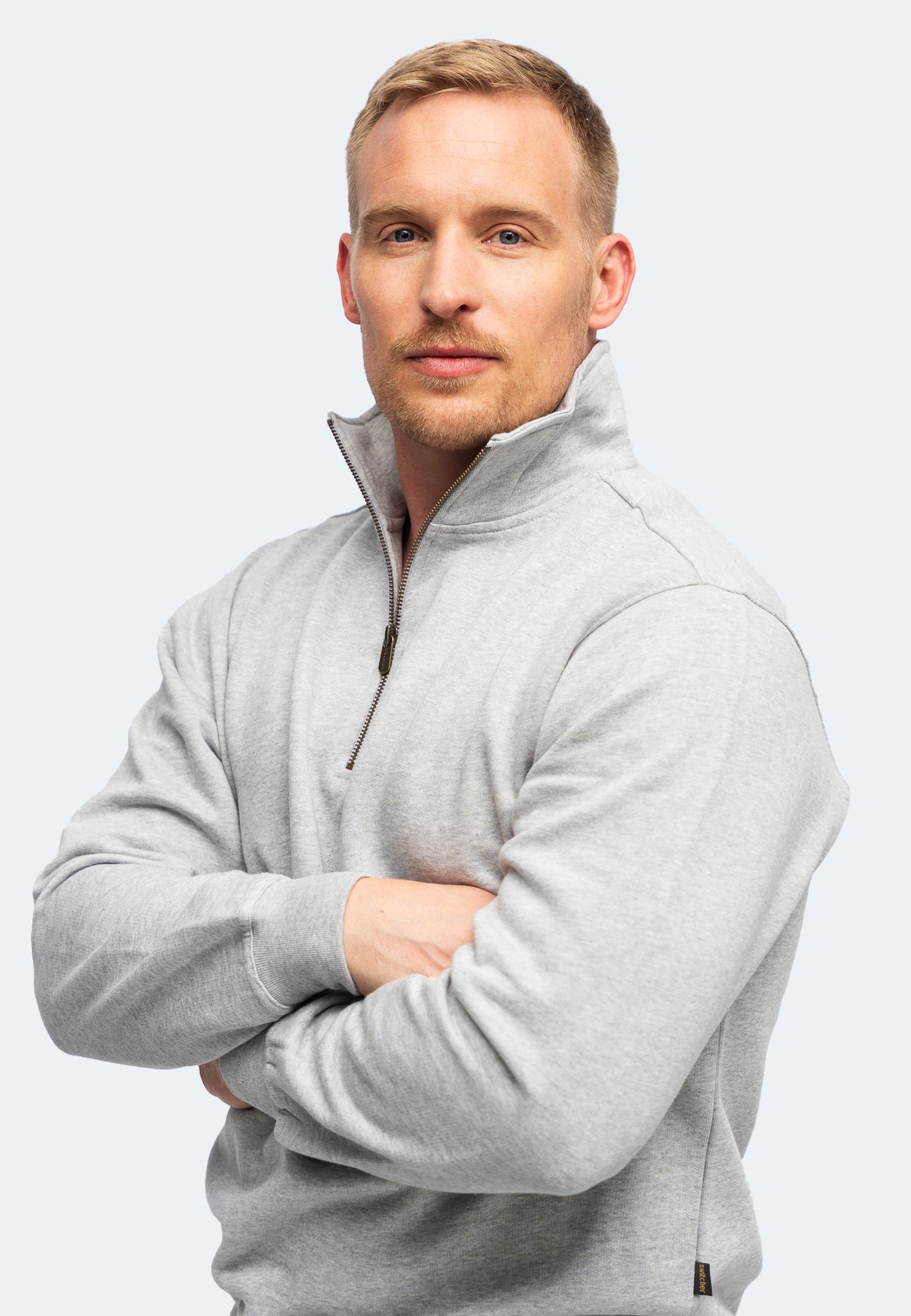 Switcher homme sweatshirt Oslo couleur/42 gris chine