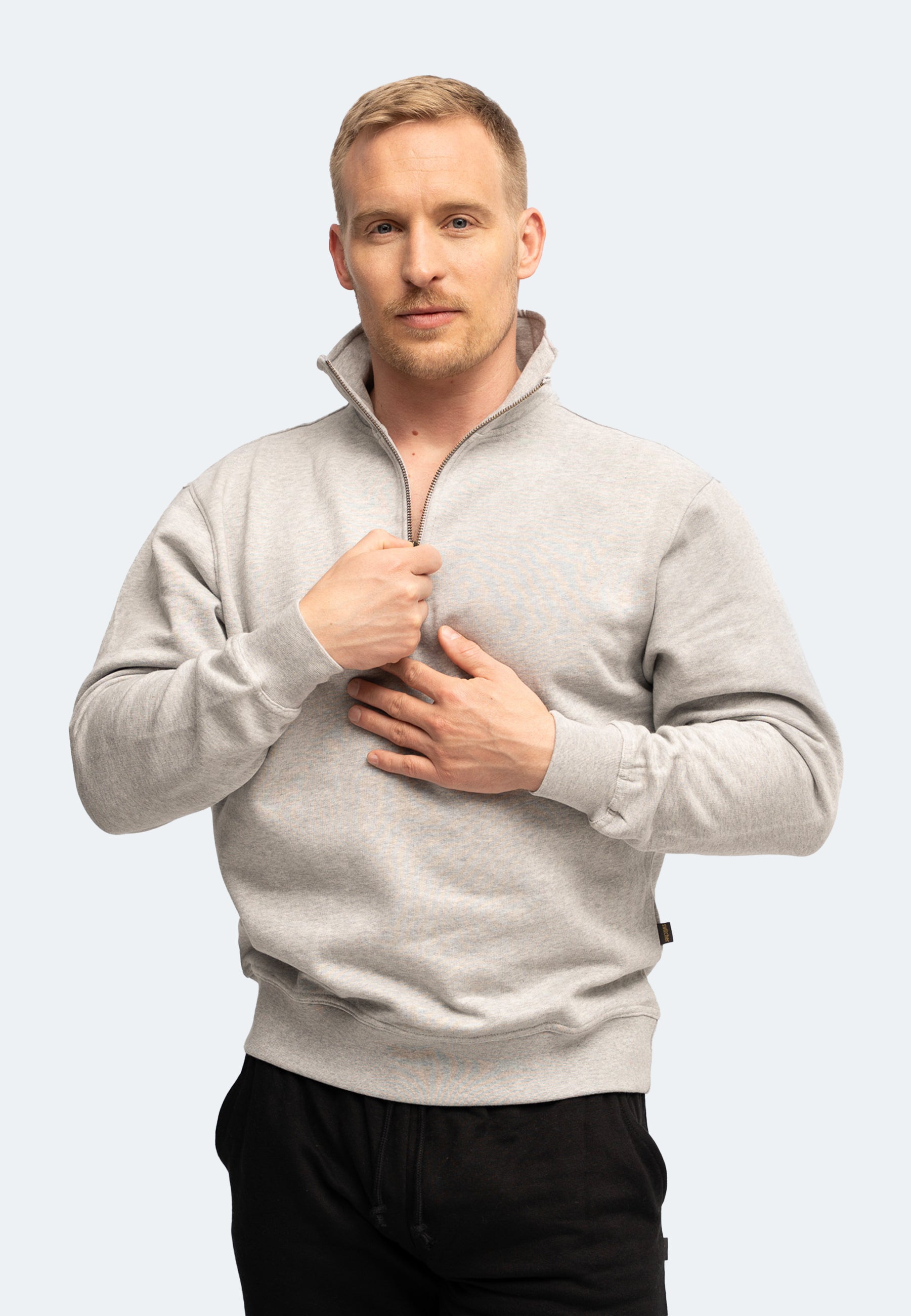 Switcher homme sweatshirt Oslo couleur/42 gris chine