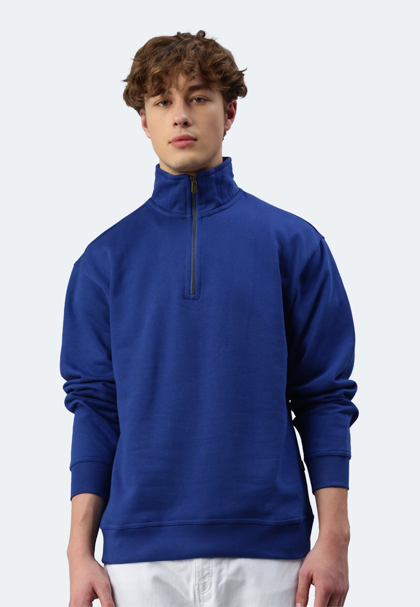 Sweat-shirt pour homme Switcher Oslo color/259 ocean