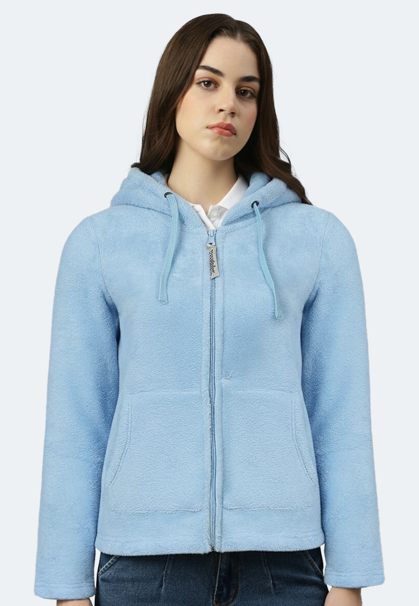 Hoodie douillet pour femmes en polaire 100 % polyester recyclé