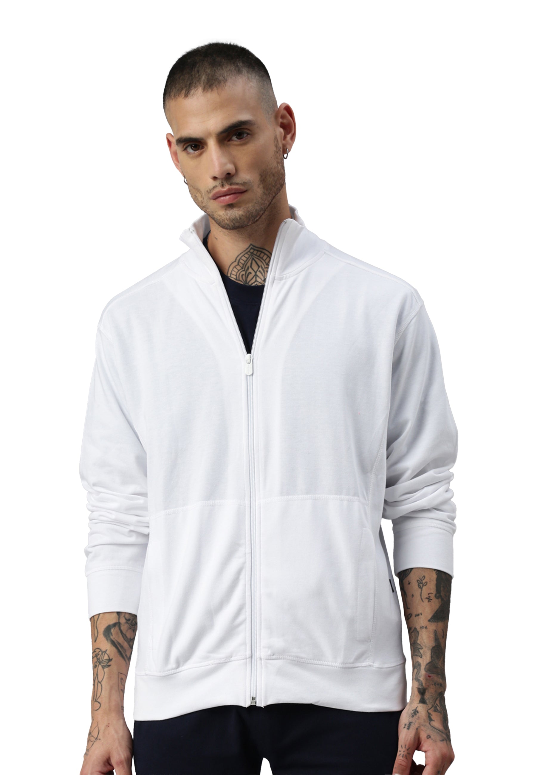 Veste zip Switcher hommes dallas couleur/blanc