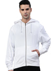 Sweat à capuche zippé Switcher hommes miami color/blanc