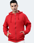 Switcher zip-hoodie men's miami color/rouge