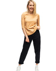 Yasmin T-shirt basique femme manches 3/4