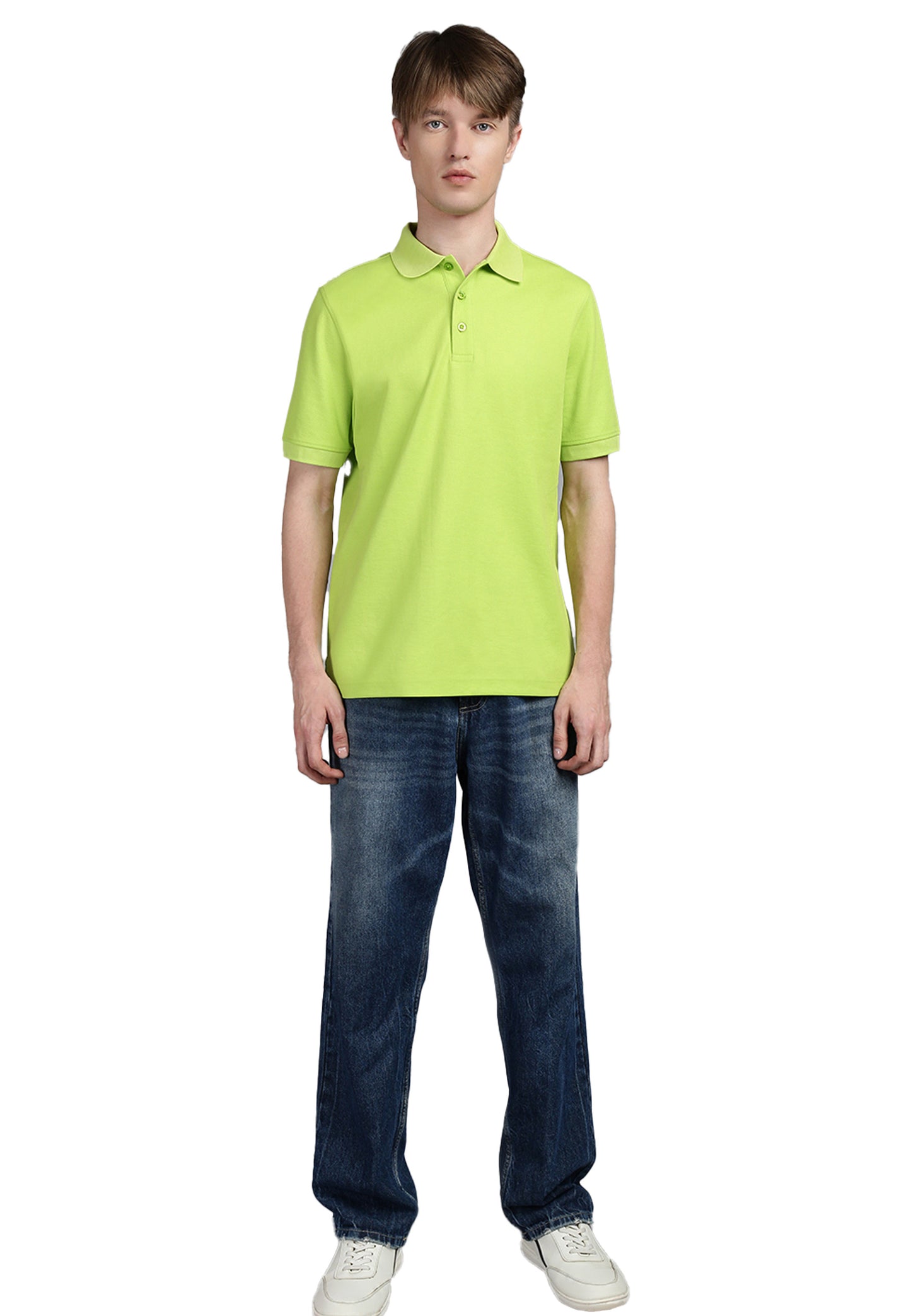 Switcher men's polo sammy color/364 limettes