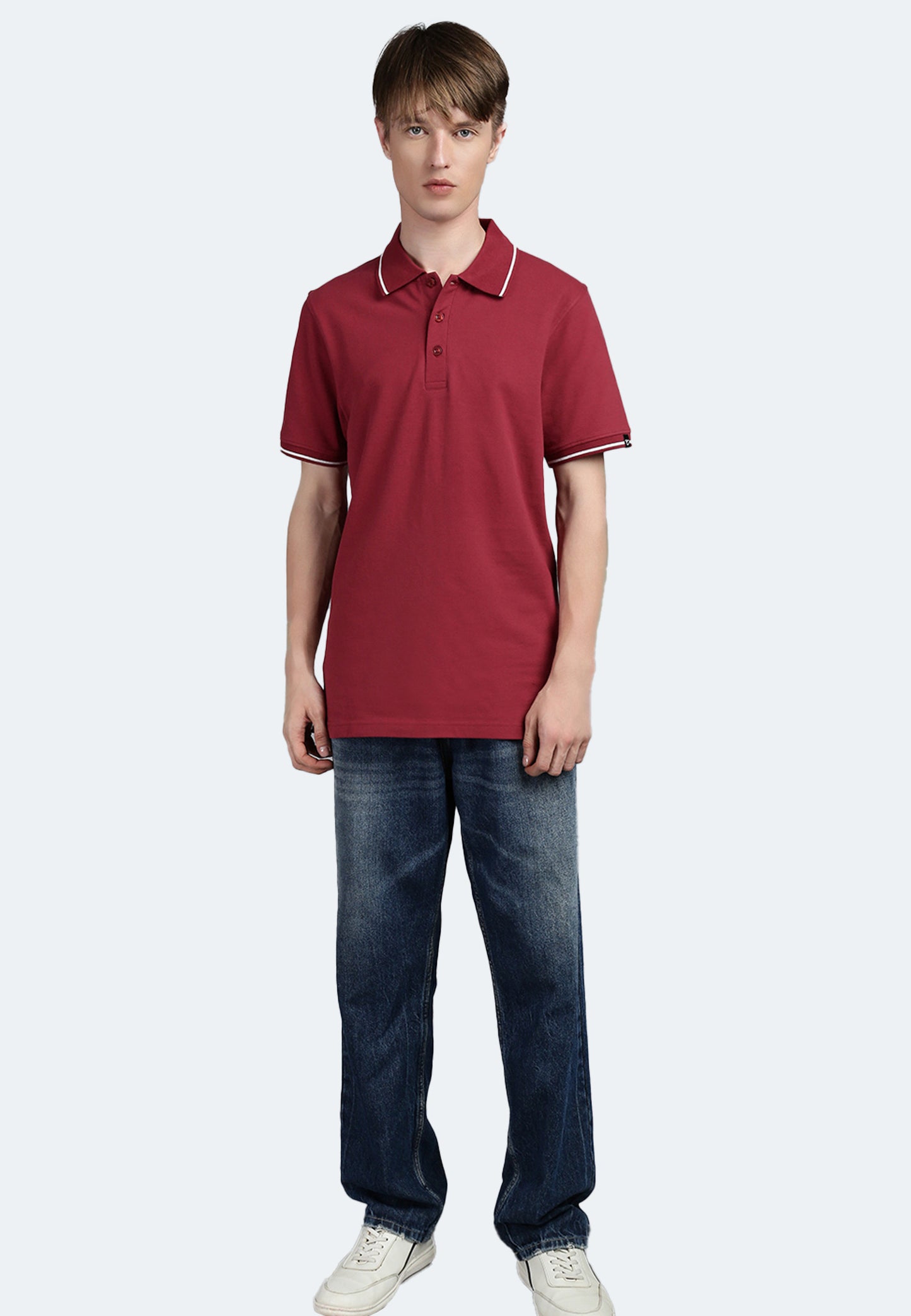 Switcher men's polo ben color/158 bourgogne