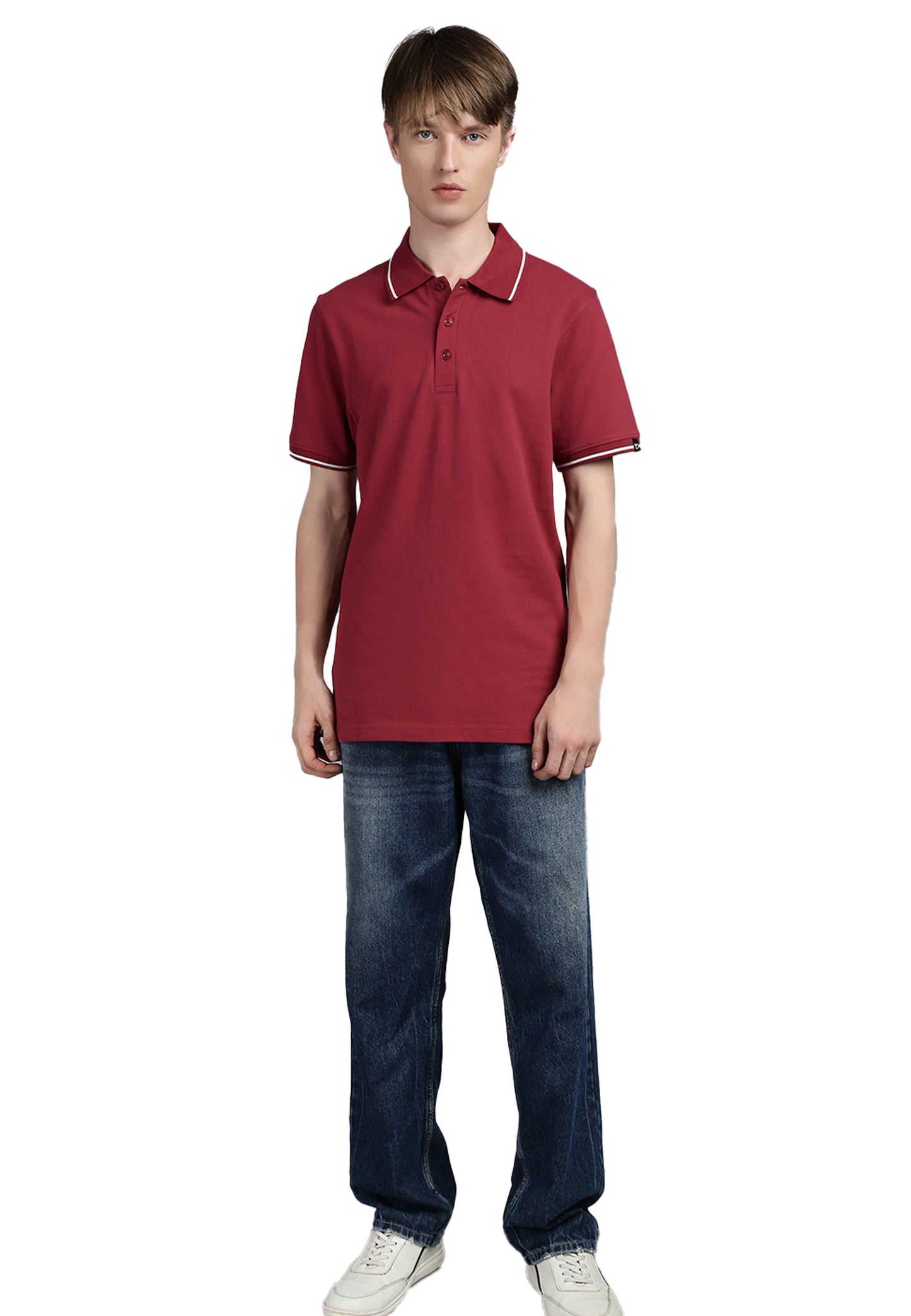 Switcher men's polo ben color/158 bourgogne