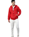 Switcher zip-hoodie men's miami color/rouge