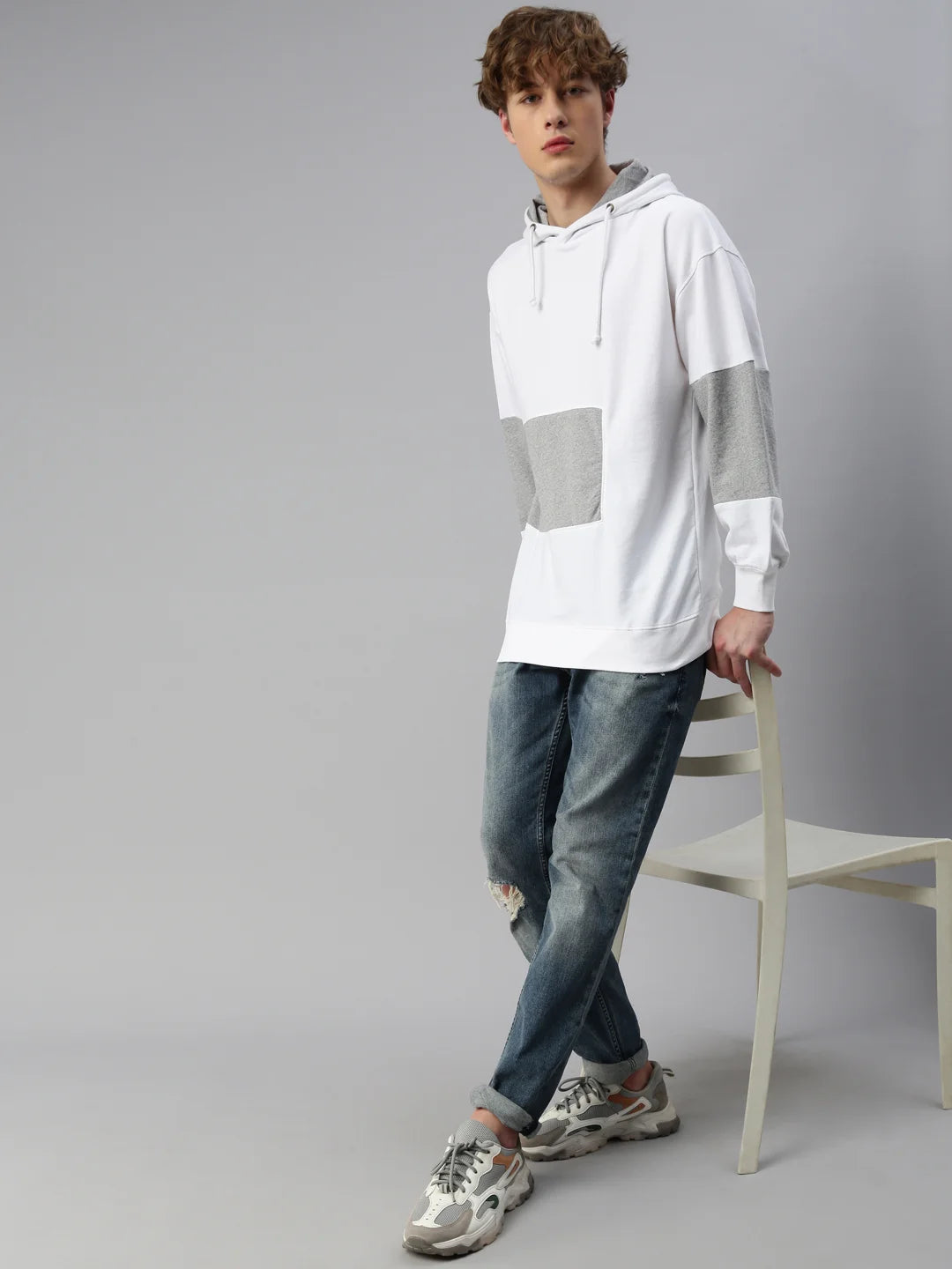 homme-florida-recyclé-coton-polyester-hoodie-blanc-lookshot