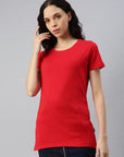 Femmes T-shirt ras du cou-T-shirt rouge-Switcher