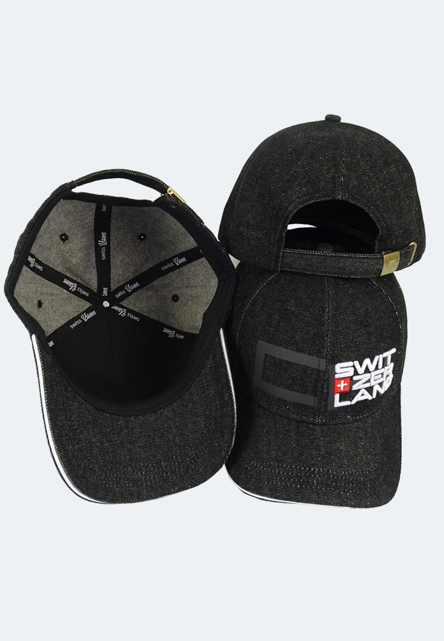 Casquette en coton Denim Switzerland