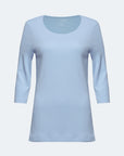 Yasmin T-shirt basique femme manches 3/4