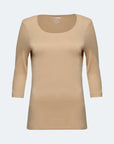 Yasmin T-shirt basique femme manches 3/4