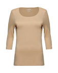 Yasmin T-shirt basique femme manches 3/4