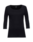 Yasmin T-shirt basique femme manches 3/4