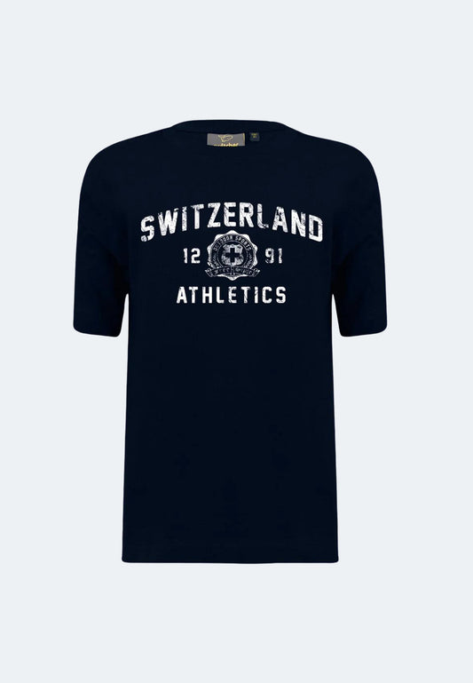 T-shirt Switcher enfant Athletics color/20 marine