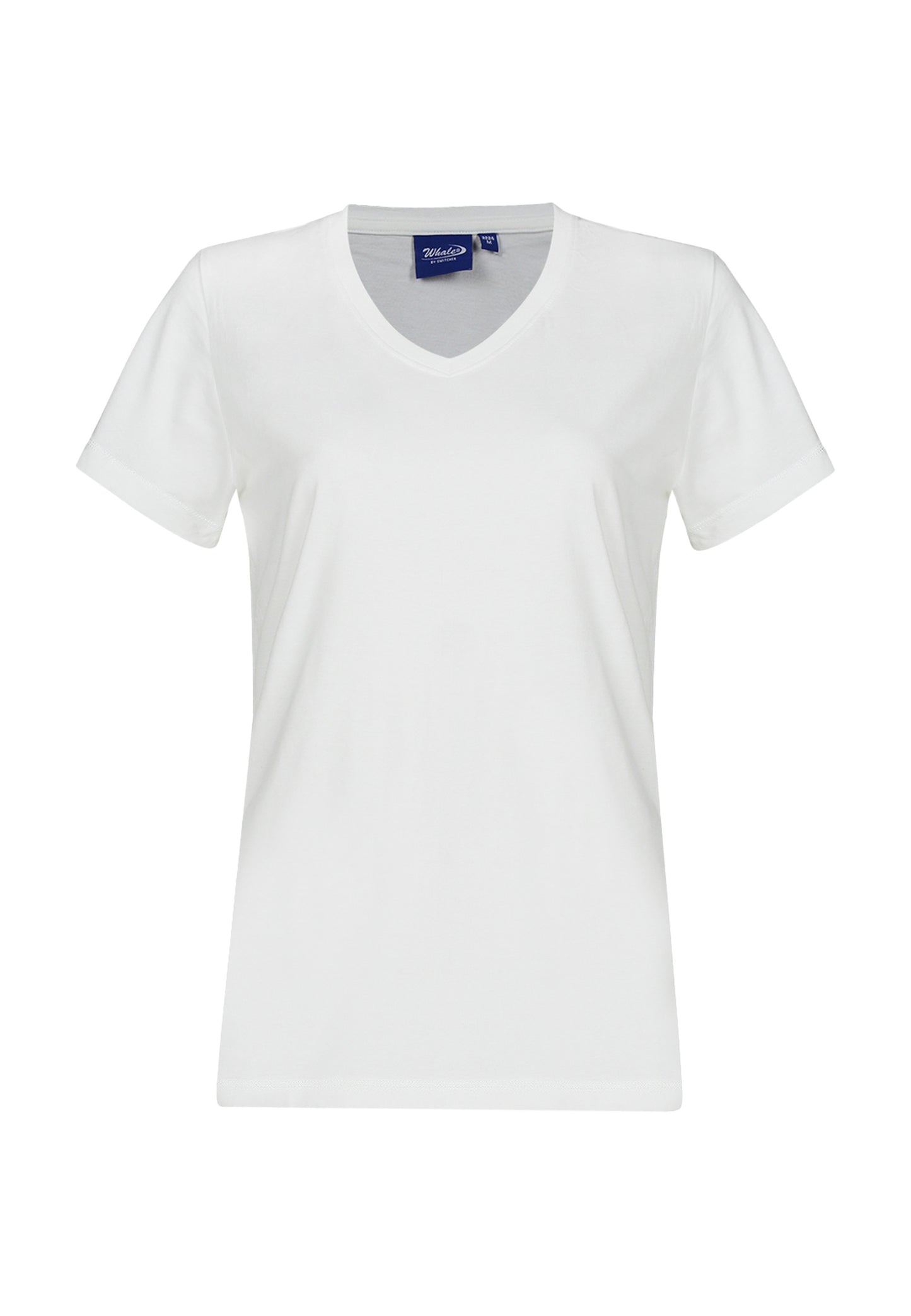 T-shirt femme col V Baleine