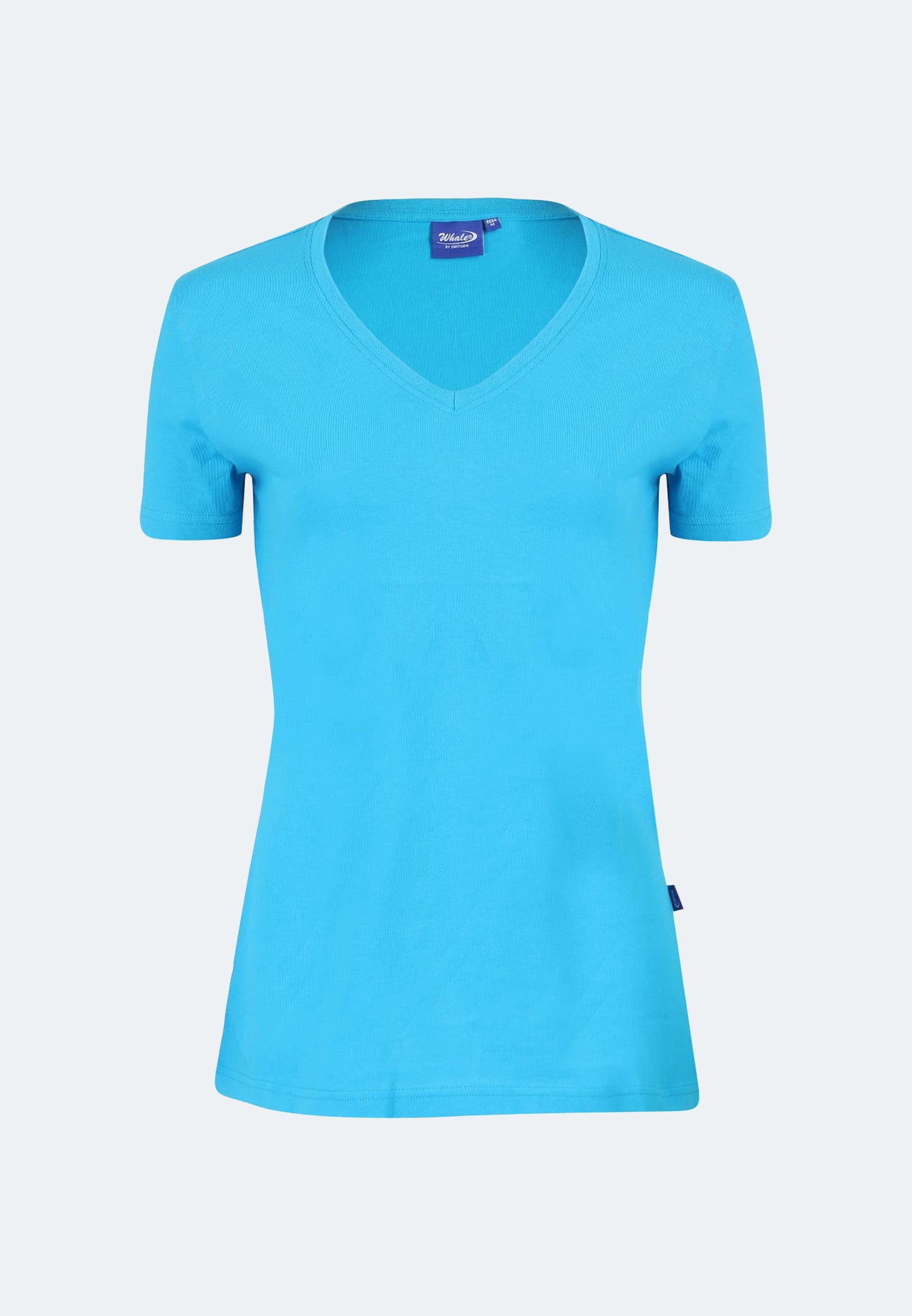 T-shirt femme col V Baleine