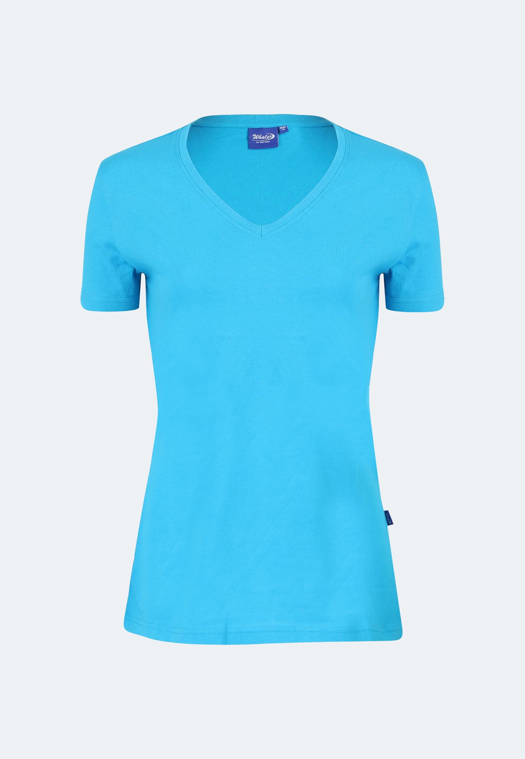 T-shirt femme col V Baleine