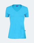 T-shirt femme col V Baleine