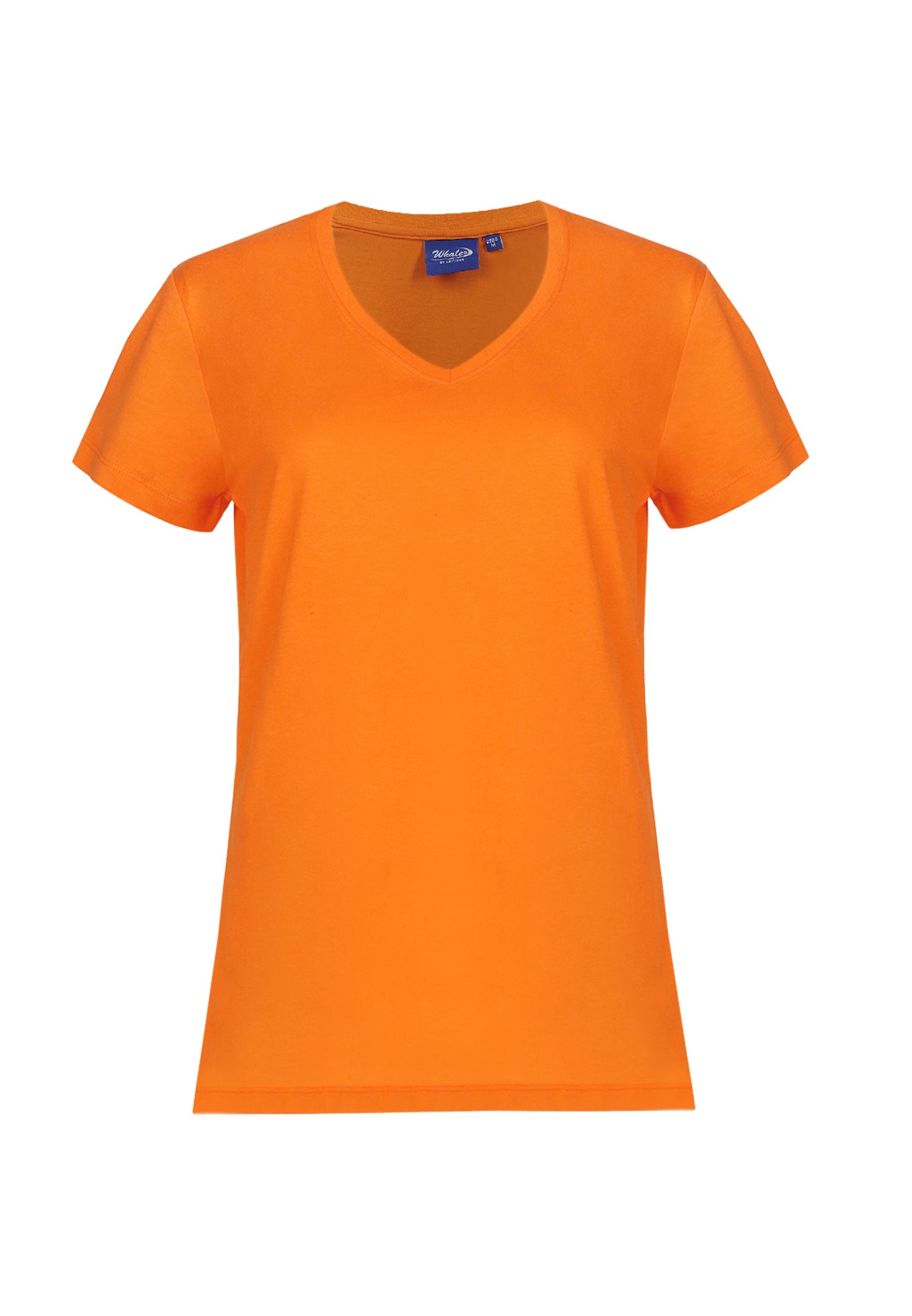 T-shirt femme col V Baleine