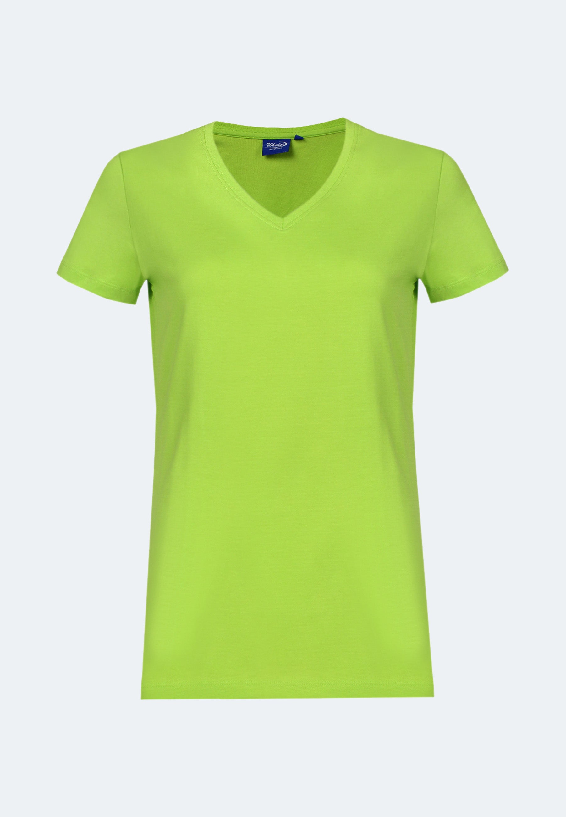 T-shirt femme col V Baleine