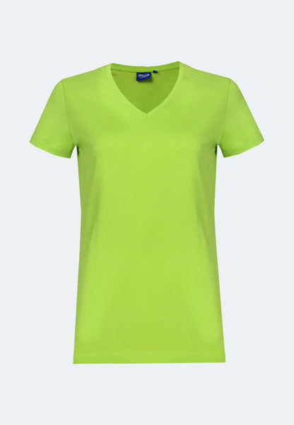 T-shirt femme col V Baleine