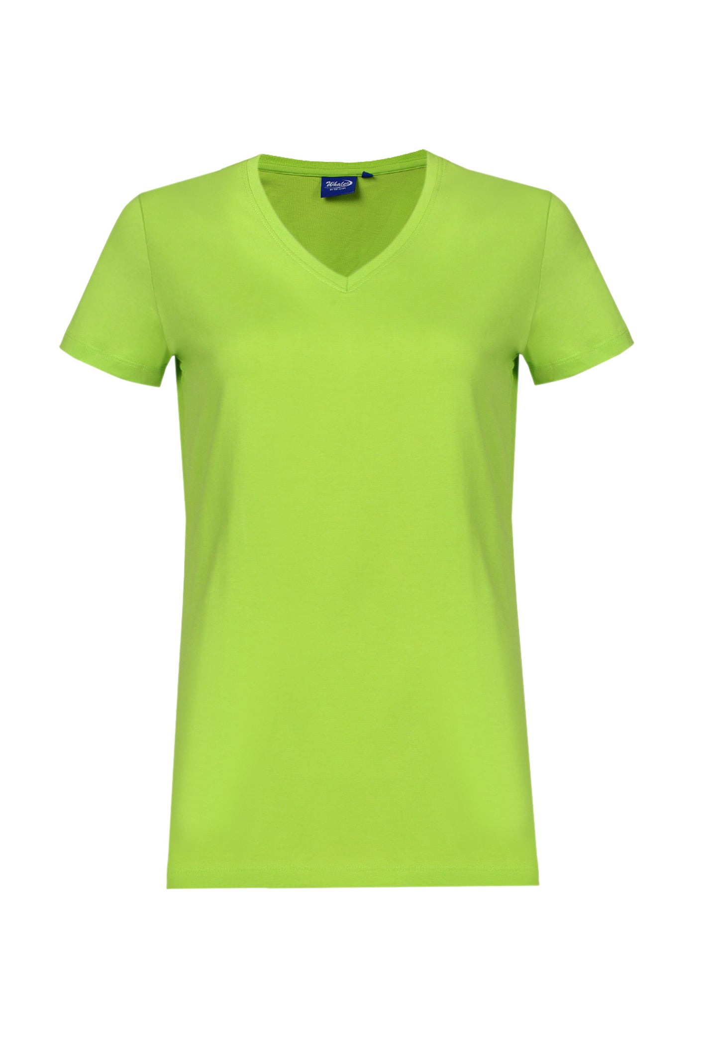 T-shirt femme col V Baleine