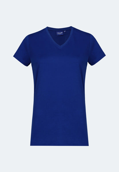 T-shirt femme col V Baleine