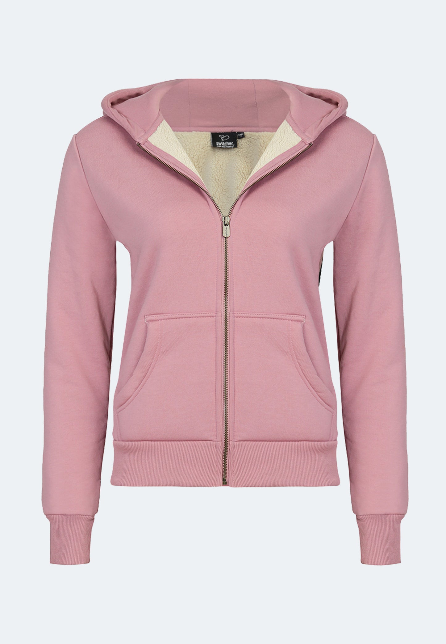 Sweat à capuche Switcher Sherpa grimentz color/196 rose