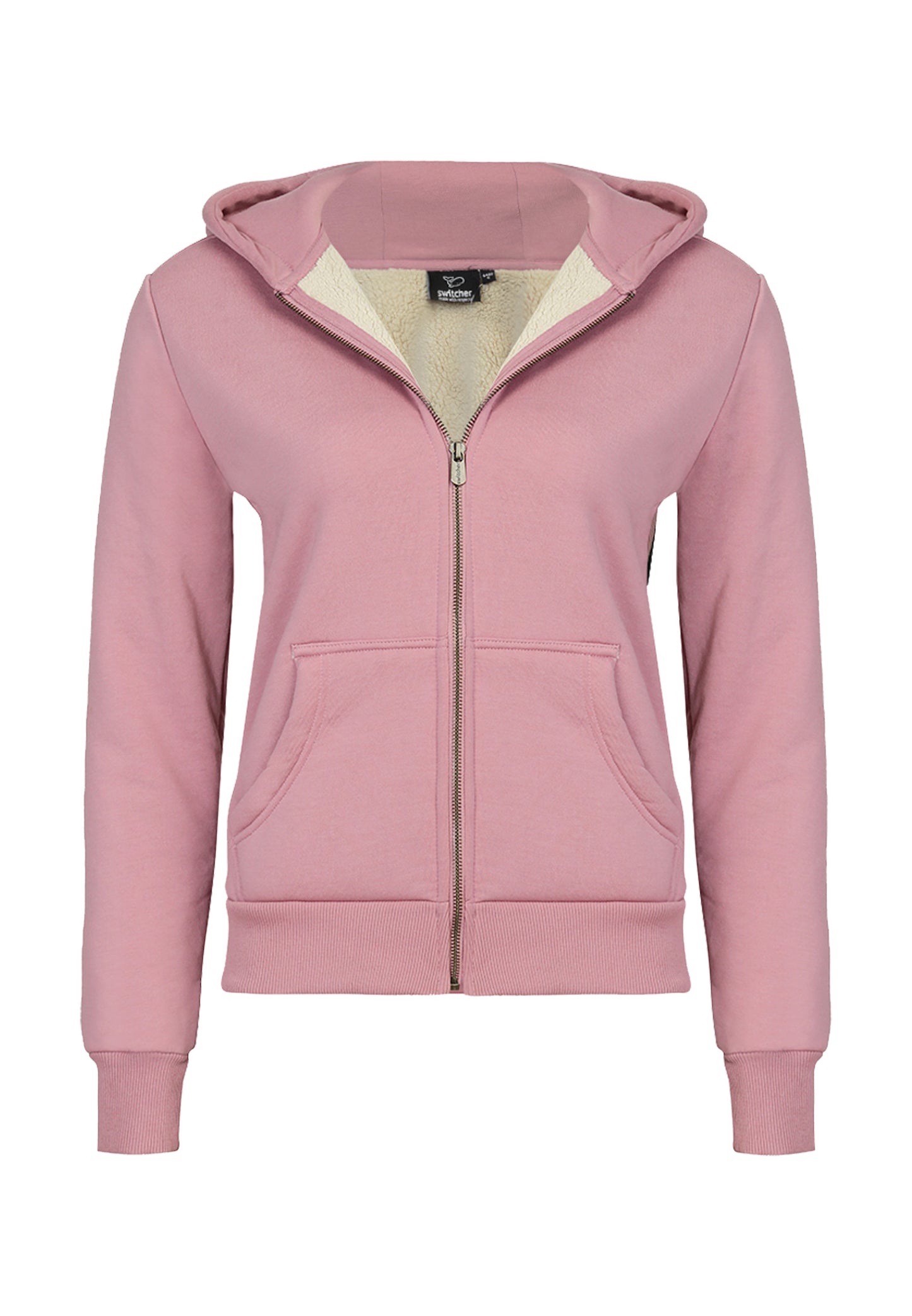 Sweat à capuche Switcher Sherpa grimentz color/196 rose