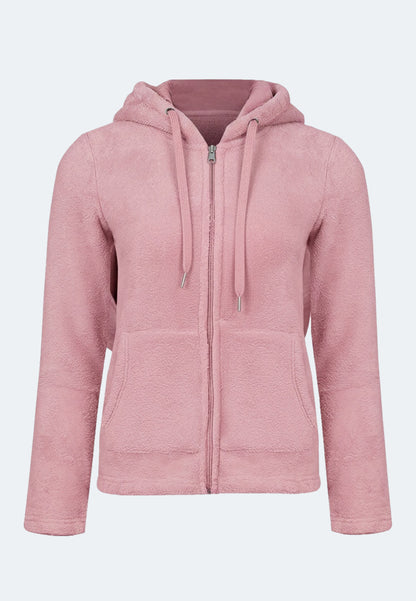 Hoodie douillet pour femmes en polaire 100 % polyester recyclé