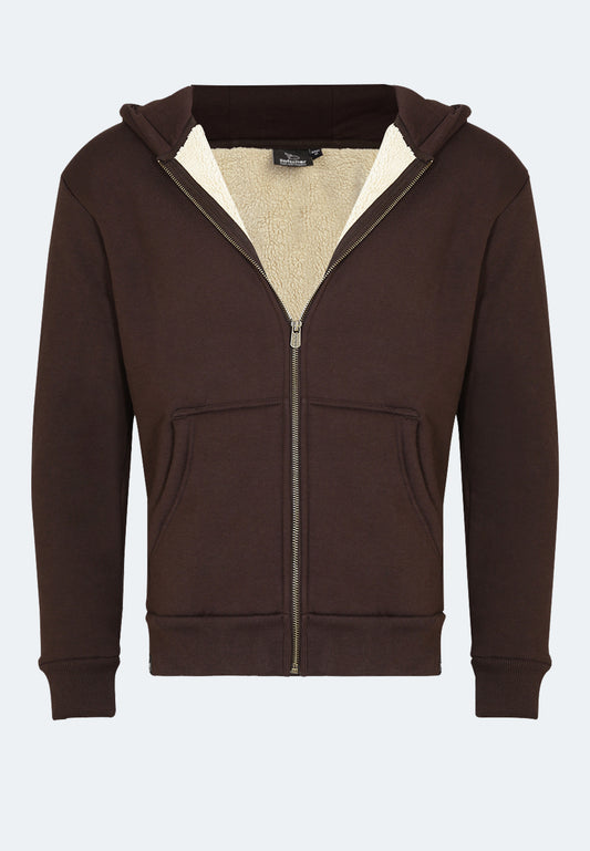 Switcher Sherpa Hoodie verbier color/680 cafe