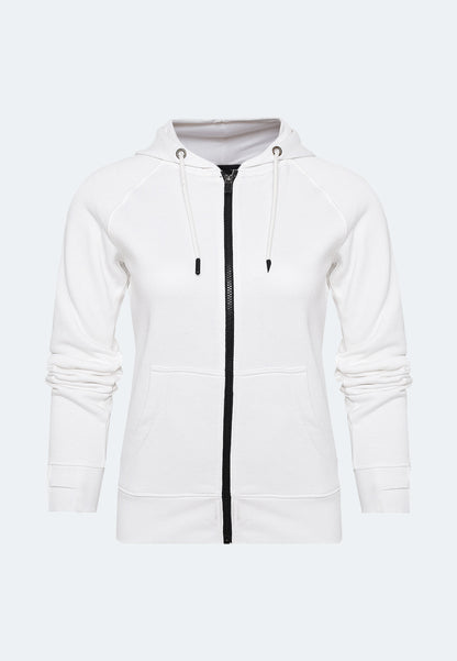 Sweat-shirt à capuche Lady arizona color/1 blanc