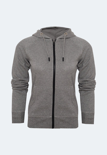 Sweat-shirt à capuche Lady arizona color/672 ebony chine