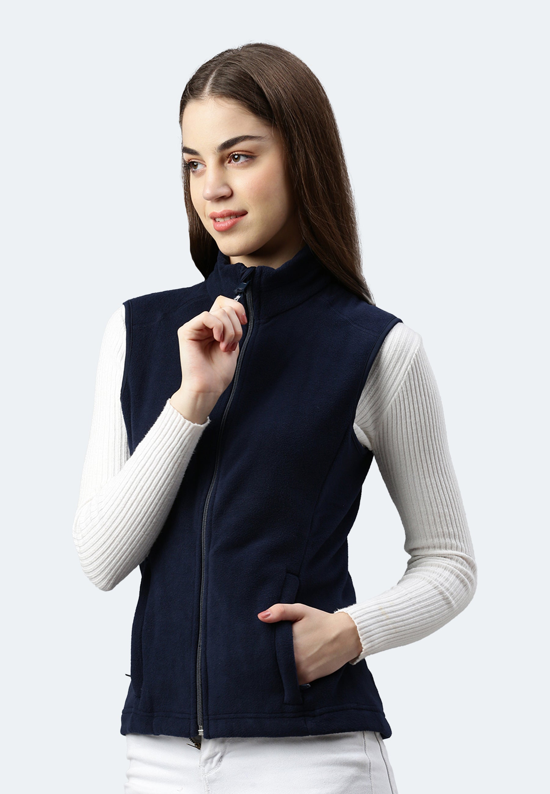 Gilet polaire en fibre polaire Helsinki